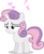 Size: 3344x4035 | Tagged: safe, artist:tomfraggle, sweetie belle, pony, unicorn, g4, female, filly, floating heart, heart, high res, lidded eyes, simple background, smiling, solo, transparent background