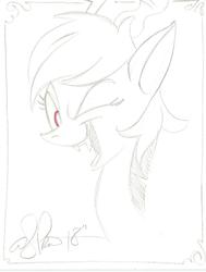 Size: 825x1090 | Tagged: safe, artist:andypriceart, discord, g4, eris, rule 63, sketch, smiling