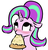 Size: 433x454 | Tagged: safe, artist:ponetistic, starlight glimmer, pony, unicorn, g4, blushing, eating, female, food, herbivore, horn, looking up, looking up at you, mare, pineapple, pineapple pizza, pizza, pure unfiltered evil, simple background, solo, that pony sure does love pineapple pizza, white background