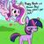 Size: 1650x1650 | Tagged: safe, artist:tjpones, princess cadance, twilight sparkle, alicorn, pony, unicorn, g4, bags under eyes, dialogue, duo, female, forever a virgin, forever alone, grumpy, grumpy twilight, hearts and hooves day, mare, princess of love, resting bitch face, twilight sparkle is not amused, unamused, unicorn twilight