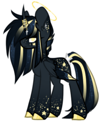 Size: 312x381 | Tagged: safe, artist:airi-draws-stuff, oc, oc:astral umbra, alicorn, pony, adoptable, adopted oc, alicorn oc, halo, reference, solo