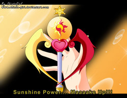 Size: 2786x2153 | Tagged: safe, artist:shinta-girl, sunset shimmer, human, g4, crossover, cutie mark, female, high res, humanized, sailor moon (series), sailor senshi, sailor sunshine, solo