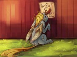 Size: 1339x1000 | Tagged: safe, artist:derpyrider, derpy hooves, pegasus, pony, g4, female, floppy ears, mare, sitting, solo