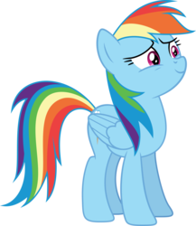 Size: 3593x4132 | Tagged: safe, artist:sinkbon, rainbow dash, pegasus, pony, g4, female, mare, simple background, solo, transparent background, vector