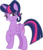 Size: 4985x5734 | Tagged: safe, artist:andoanimalia, twilight sparkle, alicorn, pony, g4, make new friends but keep discord, absurd resolution, alternate hairstyle, female, grin, mare, simple background, smiling, solo, transparent background, twilight sparkle (alicorn), vector
