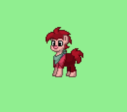 Size: 393x348 | Tagged: safe, artist:shinmegamitenseishy, pony, pony town, green background, pixel art, ponified, simple background, wreck-it ralph