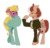 Size: 3478x3316 | Tagged: safe, artist:mylittlesheepy, oc, oc only, oc:roulette, oc:sunny hymn, earth pony, pegasus, pony, fallout equestria, fallout equestria: red 36, blushing, clothes, covering mouth, cute, embarrassed, fanfic art, female, flexing, flirting, high res, jacket, lesbian, mare, ponytail, showing off, simple background, sparkles, transparent background