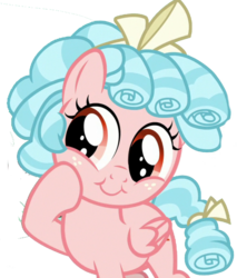 Size: 1745x2048 | Tagged: safe, edit, edited screencap, editor:php77, screencap, cozy glow, pegasus, pony, g4, marks for effort, season 8, background removed, close-up, cozybetes, cute, daaaaaaaaaaaw, female, filly, foal, hoof on cheek, not a vector, simple background, solo, transparent background