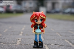 Size: 3872x2592 | Tagged: safe, artist:artofmagicpoland, derpibooru exclusive, sunset shimmer, equestria girls, g4, doll, equestria girls minis, female, high res, irl, photo, solo, toy