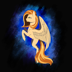 Size: 4000x4000 | Tagged: safe, artist:shkura2011, oc, oc only, pegasus, pony, absurd resolution, female, mare, solo