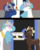 Size: 1768x2196 | Tagged: safe, artist:moonaknight13, princess celestia, princess luna, oc, pony, comic:the magic within, g4, comic, freckles, royal guard, text, throne room