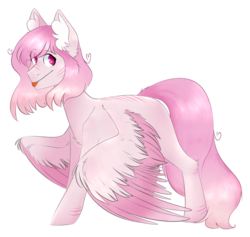 Size: 3234x3064 | Tagged: safe, artist:kazanzh, oc, oc only, pegasus, pony, female, high res, mare, simple background, solo, transparent background, two toned wings
