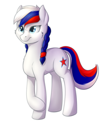 Size: 1000x1200 | Tagged: safe, artist:ray-frost, oc, oc only, oc:marussia, earth pony, pony, nation ponies, russia, solo