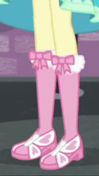 Size: 1242x2208 | Tagged: safe, screencap, fluttershy, equestria girls, equestria girls series, g4, street chic, spoiler:eqg series (season 2), clothes, cropped, dress, dress interior, female, kneesocks, legs, pictures of legs, skirt, socks, solo
