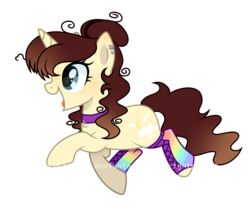 Size: 1280x1057 | Tagged: safe, artist:jxst-roch, oc, oc only, oc:bright moon, pony, unicorn, clothes, collar, ear piercing, earring, eyelashes, female, heart, jewelry, mare, open mouth, piercing, rainbow shoes, shoes, simple background, smiling, solo, transparent background, walking, watermark