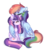 Size: 1024x1024 | Tagged: safe, artist:moon-rose-rosie, rainbow dash, twilight sparkle, alicorn, pony, g4, duo, female, hug, lesbian, ship:twidash, shipping, simple background, sitting, transparent background, twilight sparkle (alicorn), winghug