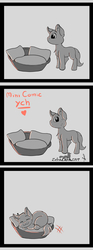 Size: 2000x5402 | Tagged: safe, artist:zobaloba, oc, pony, advertisement, auction, bed, comic, commission, funny, sketch, sleeping, solo, your character here