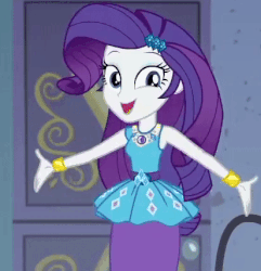 Size: 412x428 | Tagged: safe, screencap, rarity, equestria girls, equestria girls series, g4, street chic, spoiler:eqg series (season 2), animated, belt, bracelet, breaking the fourth wall, clothes, cropped, cute, cutie mark on clothes, dress, eyeshadow, female, flirting, frilly design, geode of shielding, gif, gold, hairpin, jewelry, looking at you, magical geodes, makeup, one eye closed, pencil skirt, pendant, raribetes, rarity peplum dress, skirt, sleeveless, solo, talking to viewer, tank top, wink, winking at you