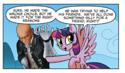 Size: 714x418 | Tagged: safe, twilight sparkle, alicorn, pony, g4, comic, disney, kingdom hearts, norted, spoilers for another series, twilight justifies evil meme, twilight sparkle (alicorn), xehanort