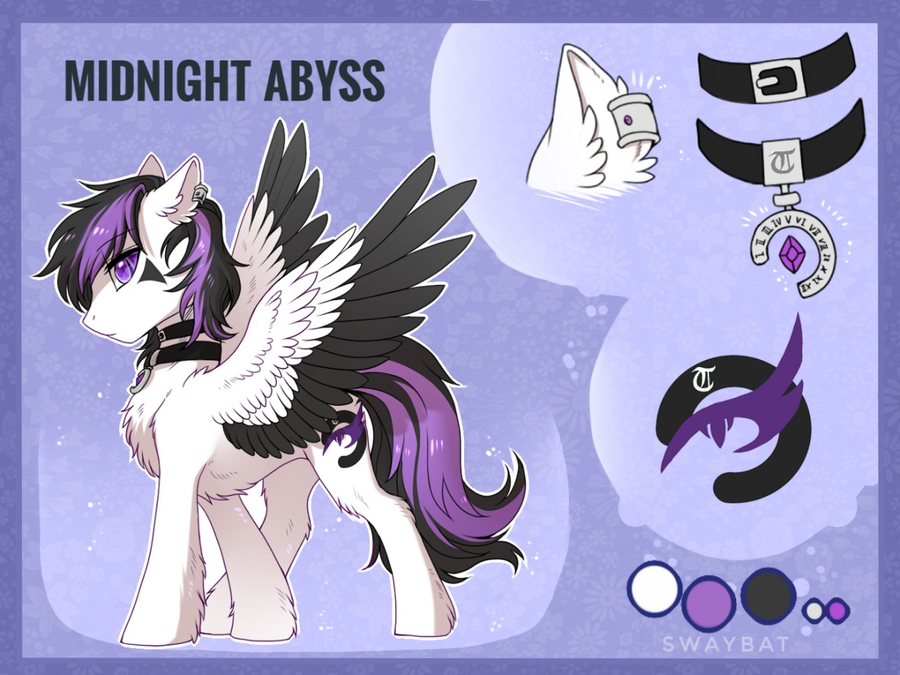 1963414 Safe Artist Swaybat Oc Oc Only Oc Midnight Abyss Pony