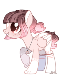Size: 1024x1195 | Tagged: safe, artist:at--ease, oc, oc only, pegasus, pony, clothes, female, mare, paws, simple background, socks, solo, transparent background
