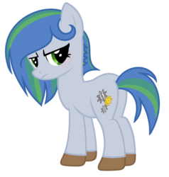 Size: 1869x1961 | Tagged: safe, artist:dashblitzfan4ever, oc, oc only, oc:smokey whistle, earth pony, pony, female, mare, offspring, parent:limestone pie, parent:soarin', simple background, solo, transparent background
