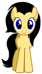 Size: 3702x6486 | Tagged: safe, oc, oc only, oc:middle sensitive, pegasus, pony, female, front view, looking at you, mare, simple background, smiling, transparent background