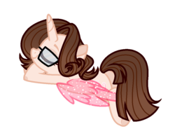 Size: 931x733 | Tagged: safe, artist:dashblitzfan4ever, oc, oc only, oc:lynnie notes, alicorn, pony, female, glasses, mare, simple background, solo, transparent background