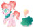 Size: 3632x2952 | Tagged: safe, artist:kurosawakuro, oc, oc only, earth pony, pony, balloon, base used, colored pupils, female, freckles, high res, neckerchief, offspring, parent:big macintosh, parent:pinkie pie, parents:pinkiemac, raised hoof, solo, straw in mouth, unshorn fetlocks