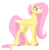 Size: 800x818 | Tagged: safe, artist:wolfyfree, fluttershy, pegasus, pony, g4, alternate hairstyle, blaze (coat marking), coat markings, colored hooves, colored wings, colored wingtips, facial markings, female, folded wings, mare, realistic horse legs, simple background, smiling, solo, standing, transparent background, unshorn fetlocks, wings