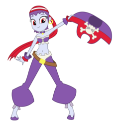 Size: 1268x1325 | Tagged: safe, artist:chaostrical, artist:lhenao, edit, human, equestria girls, g4, base used, belt, clothes, crossover, ear piercing, earring, equestria girls style, equestria girls-ified, hat, headband, jewelry, piercing, pirate, pirate hat, risky boots, shantae, shoes