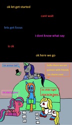 Size: 1132x1972 | Tagged: safe, artist:ask-luciavampire, oc, bat pony, earth pony, pegasus, pony, unicorn, tumblr:ask-the-pony-gamers, ask, game, tumblr