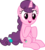 Size: 4589x5059 | Tagged: safe, artist:tomfraggle, sugar belle, pony, unicorn, g4, absurd resolution, adorable face, cute, cutie mark, female, happy, mare, open mouth, raised hoof, simple background, sitting, solo, sugarbetes, transparent background, vector
