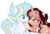 Size: 2656x1784 | Tagged: dead source, safe, artist:moon-rose-rosie, artist:rainbows-skies, oc, oc only, oc:melanie (moon-rose-rosie), oc:water star, alicorn, pony, unicorn, alicorn oc, annoyed, blue eyes, blush lines, blushing, brown eyes, chest fluff, coat markings, colored hooves, duo, facial markings, female, hoof polish, horn, lidded eyes, lightly watermarked, male, male alicorn, male alicorn oc, mare, multicolored hair, pale belly, ponysona, rainbow alicorn, rainbow hair, simple background, snip (coat marking), socks (coat markings), stallion, star (coat marking), transparent background, unicorn oc, watermark, wavy mouth, wings