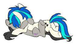 Size: 556x343 | Tagged: safe, artist:yaco, dj pon-3, octavia melody, vinyl scratch, earth pony, pony, unicorn, g4, female, implied kissing, kiss on the lips, kissing, lesbian, mare, obscured face, ship:scratchtavia, shipping, simple background, white background