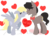 Size: 1024x734 | Tagged: safe, artist:mylittlepon3lov3, derpy hooves, eleventh hour, earth pony, pegasus, pony, g4, doctor who, eleventh doctor, female, male, nuzzling, ponified, raggederpy, shipping, simple background, straight, the doctor, transparent background
