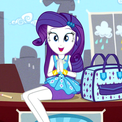 Size: 1016x1015 | Tagged: safe, screencap, rarity, best trends forever, equestria girls, g4, my little pony equestria girls: better together, bag, bracelet, clothes, cropped, cute, handbag, happy, jewelry, legs, looking at you, pencil skirt, raribetes, rarity peplum dress, skirt, smiling, weather