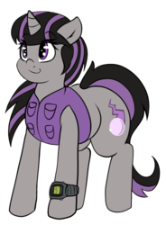 Size: 808x1096 | Tagged: safe, artist:graphene, oc, oc only, oc:magna-save, pony, unicorn, clothes, reference, simple background, solo, transparent background