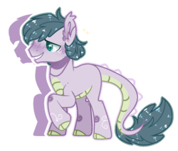 Size: 1189x1011 | Tagged: safe, artist:jxst-alexa, oc, oc only, dracony, hybrid, interspecies offspring, male, offspring, parent:rarity, parent:spike, parents:sparity, simple background, solo, transparent background