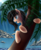 Size: 1420x1730 | Tagged: safe, artist:com3tfire, earth pony, pony, palm tree, tree