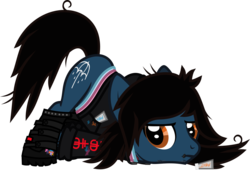 Size: 998x678 | Tagged: safe, artist:lightningbolt, derpibooru exclusive, earth pony, pony, g4, .svg available, annoyed, bone, boots, bring me the horizon, clothes, confused, drop dead clothing, equestria girls ponified, face down ass up, frown, hood, hoodie, lip piercing, looking back, male, messy mane, messy tail, oliver sykes, paint, paint bottle, paint stains, piercing, ponified, raised tail, shirt, shoes, show accurate, simple background, solo, stallion, svg, tail, tattoo, transparent background, tripping, undershirt, vector