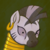 Size: 2000x2000 | Tagged: safe, artist:gangrene, zecora, pony, zebra, g4, female, high res, mare, pinpoint eyes, simple background, solo