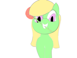 Size: 1600x1200 | Tagged: safe, artist:meme mare, pony, flower, looking at you, mouth hold, solo