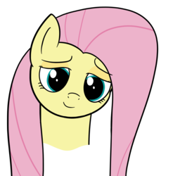 Size: 4154x4217 | Tagged: safe, artist:czu, fluttershy, pony, g4, absurd resolution, cute, head tilt, looking at you, looking down, shyabetes, smiling, smug