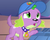 Size: 899x720 | Tagged: safe, screencap, spike, spike the regular dog, dog, equestria girls, g4, my little pony equestria girls: legend of everfree, camp everfree logo, cap, collar, hat, male, open mouth, paw pads, paws, spike's dog collar