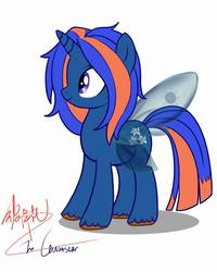 Size: 1042x1303 | Tagged: safe, oc, oc:lunarstarpony, pony, 2018, glimmer wings, wings