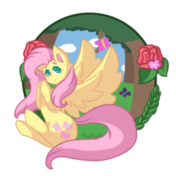Size: 1690x1689 | Tagged: safe, artist:mocaangel, fluttershy, pegasus, pony, g4, female, mare, simple background, solo, transparent background