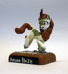Size: 707x773 | Tagged: safe, artist:ubrosis, autumn blaze, kirin, g4, sounds of silence, craft, female, mare, sculpture, solo