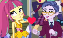 Size: 1682x1000 | Tagged: safe, edit, edited screencap, screencap, clayton potter, larry cooper, sour sweet, equestria girls, equestria girls specials, g4, my little pony equestria girls: dance magic, my little pony equestria girls: friendship games, female, male, ship:claytonsweet, shipping, shipping domino, straight