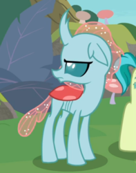 Size: 433x549 | Tagged: safe, screencap, ocellus, changedling, changeling, g4, non-compete clause, cropped, female, glare, ocellus is not amused, solo